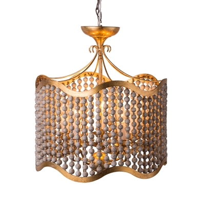 TERRA COTTA LUIGIA CHANDELIER H6107-5