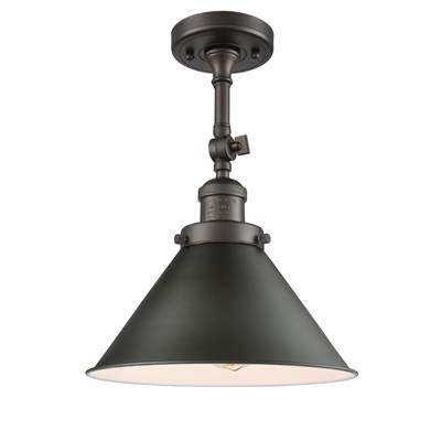 1 Light Dimmable LED Semi-Flush Mount