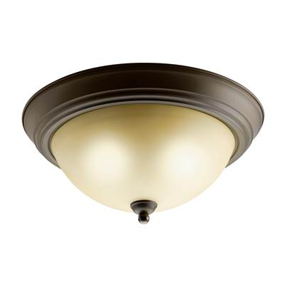 Flush Mount 2 Light Fluorescent