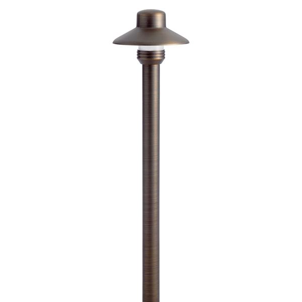 12V Brass Small Hat Dome Path Light