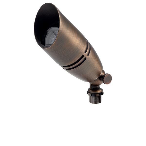12V MR-16 Fixed Socket Brass Accent Light Light