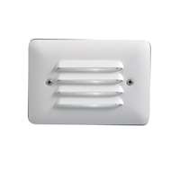 3000K Louvered LED Mini Step Light in