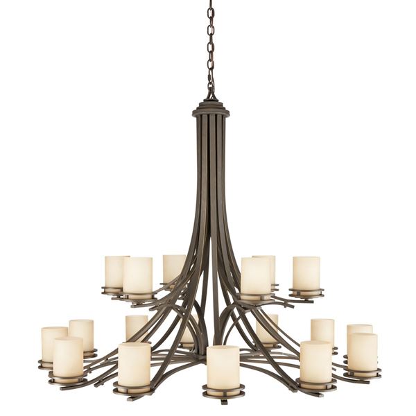 Hendrik 18-LT 2 Tier Chandelier in