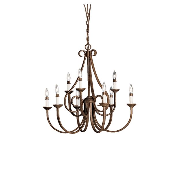 Dover 9-LT 2 Tier Chandelier