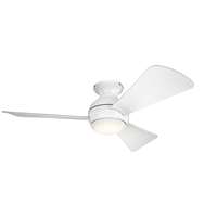 Kichler Sola LED 44" Ceiling Fan - Matte White - 330151MWH