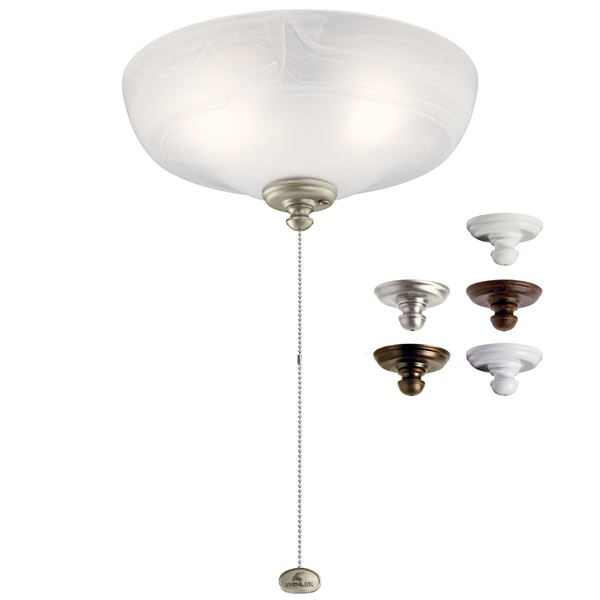 Large Bowl Ceiling Fan Light Kit