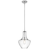 Everly 1-LT Wide Curve Pendant