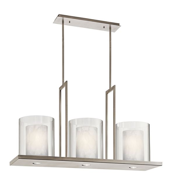 Triad 40" 3-LT Linear Chandelier