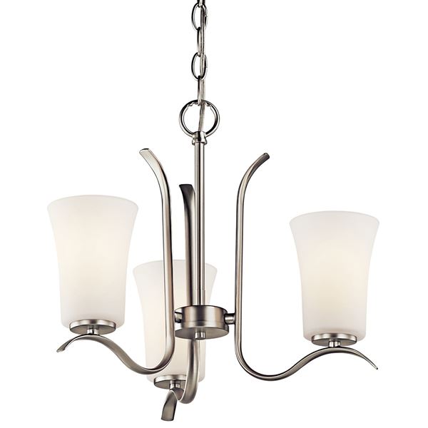 Armida 3-LT Mini Chandelier with LED Bulbs