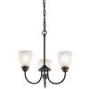 Jolie 3-LT Mini Chandelier with LED Bulbs