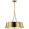 Maclain 4-LT Round Pendant Natural Bronze