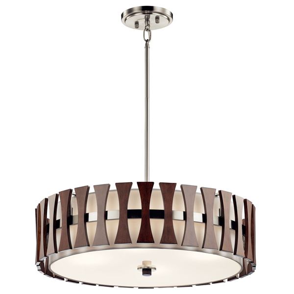 Cirus 4-LT Convertible Pendant Auburn Stain