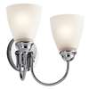 Jolie 2-LT Vanity Light with LED Bulbs