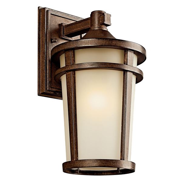 Atwood 14.25"1-LT Wall Light Brownstone