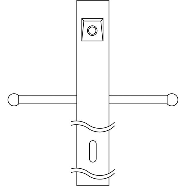 3" x 84" Direct Burial Ladder Rest Photocell Post