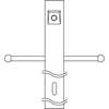 3" x 84" Direct Burial Ladder Rest Photocell Post