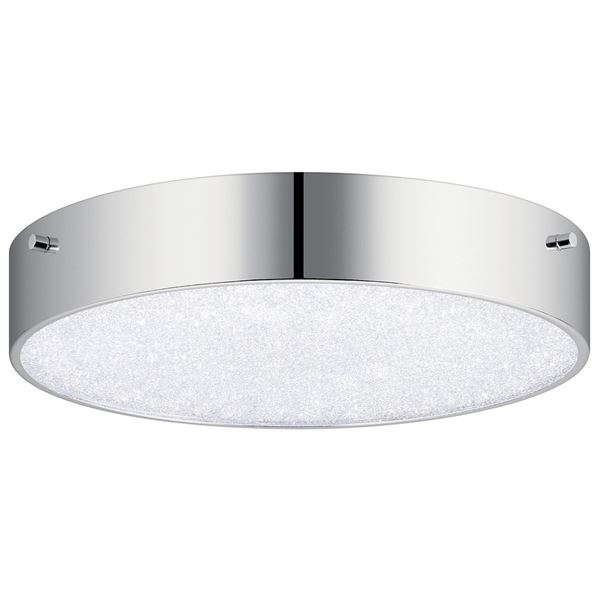 Crystal Moon 3000K 12" LED Flush Mount