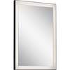 Ryame 24" Lighted Mirror Black