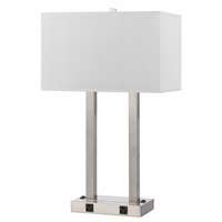 Metal Desk Lamp with 2 Outlets