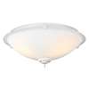 3-LT LED Ceiling Fan Light Kit Matte White