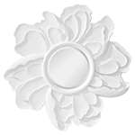 Murray Feiss Peony Mirror in High-Gloss White Finish - MR1165HGW