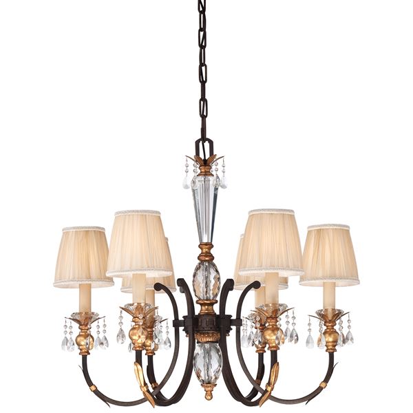 Bella Cristallo 6-LT Chandelier