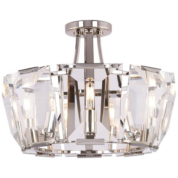 Castle Aurora 8-LT Semi Flush