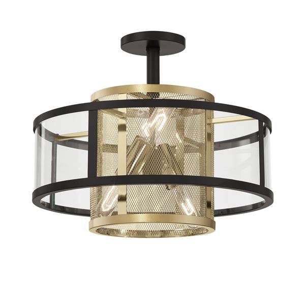 4 Light Pendant And Semi-Flush