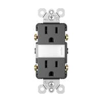 Night Light+ 2 15A TR Outlets+ Louver