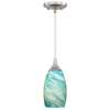 Milano Mini Pendant Celeste Wave Glass