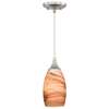 Milano Mini Pendant Toffee Swirl Glass