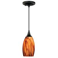 Milano Mini Pendant Smoky Fire Glass