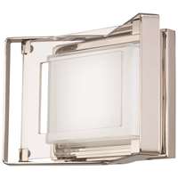 George Kovacs Crystal Clear LED Bath Light - Polished Nickel - P1181-613-L