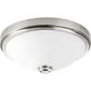 1-LT 11" LED Linen Glass Flush Mount