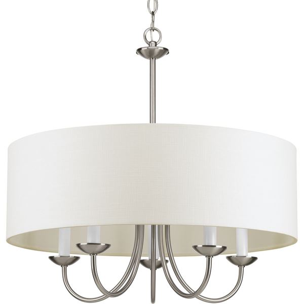 5-LT Chandelier with a Drum Shade