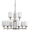 Alexa Collection 9-LT, Two-Tier Chandelier