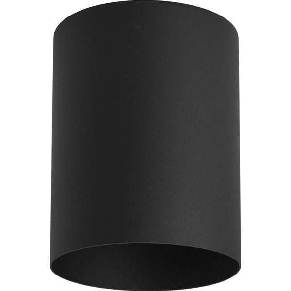 5" Black Outdoor Ceiling Mount Cylinder