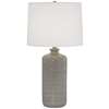 Table Lamp - French Grey Ceramic Lamp