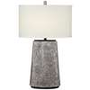 Table Lamp - Poly Body Hammered Metal Look