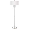 Floor Lamp - 4 Arms Polished And Matte Nickel