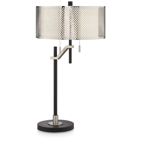 Table Lamp - All Metal Lamp With Arm