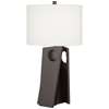 Table Lamp - Poly Abstract Cast Iron Finish