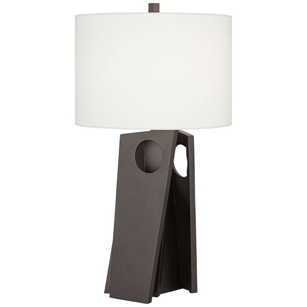 Table Lamp - Poly Abstract Cast Iron Finish