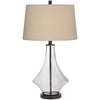 Table Lamp - 28" Simple Hippy Glass Lamp