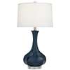 Table Lamp - Ceramic Blue Finish