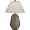Table Lamp - Poly Dark Terracotta Lamp