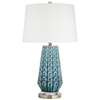 Table Lamp - Decorated Blue Coral Look