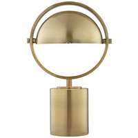 Pacific Coast Drome Table Lamp - Brushed Antique Brass All Metal - 9R118