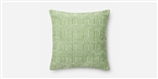 LOLOI 22X22 PILLOW GREEN/IVORY PO339