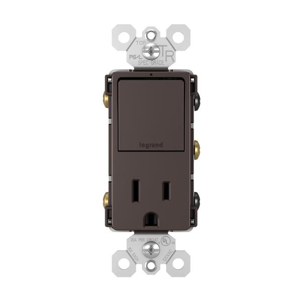 Single-Pole/3-Way Switch with Outlet